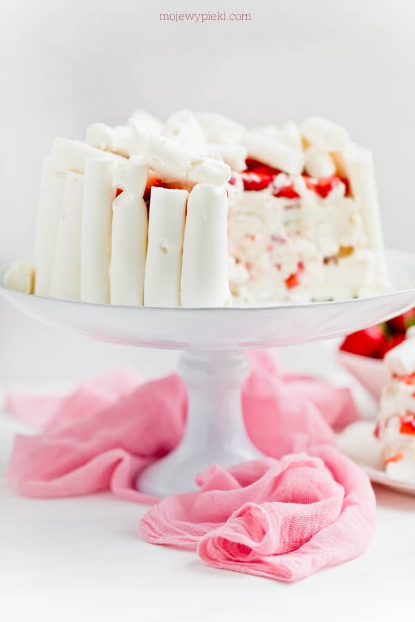 Strawberry Concorde cake