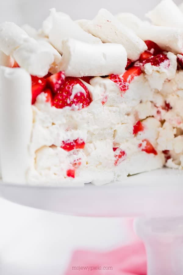 Strawberry Concorde cake