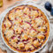 Plum and mascarpone tart