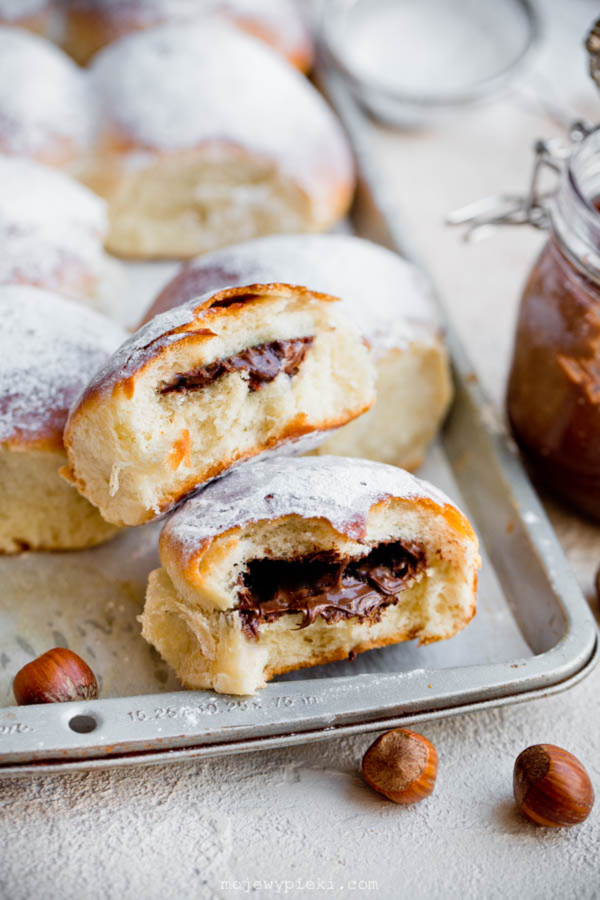 Nutella filled sweet buns