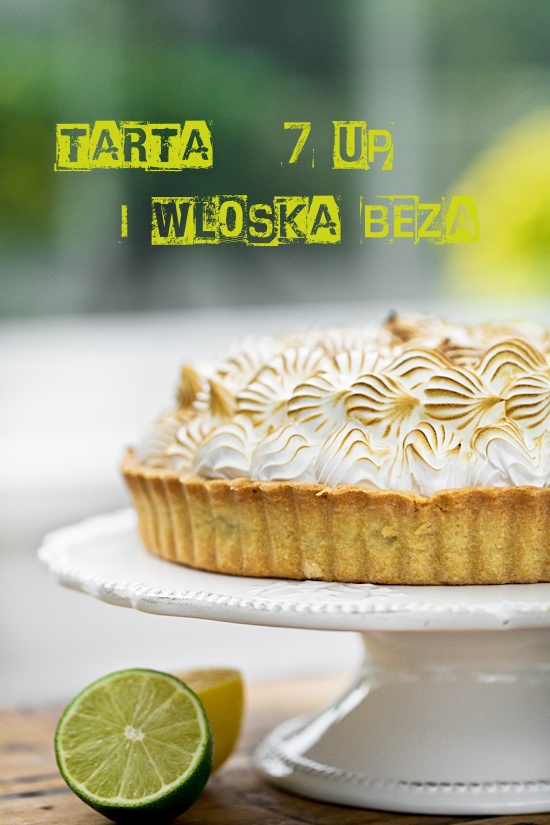 Tarta '7 Up' z bezą włoską