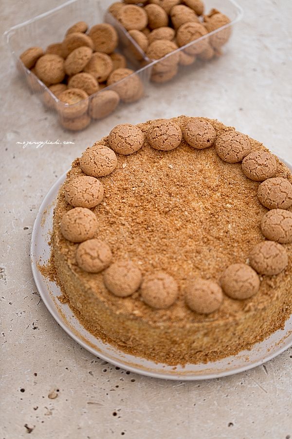 Tort makaronikowy Amaretti