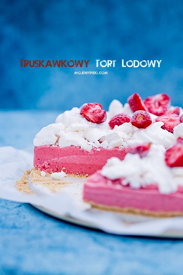 Truskawkowy tort lodowy