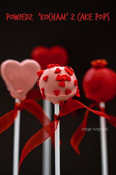 Walentynkowe cake pops