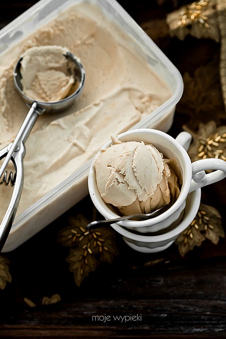 Lody chałwowe (z tahini)