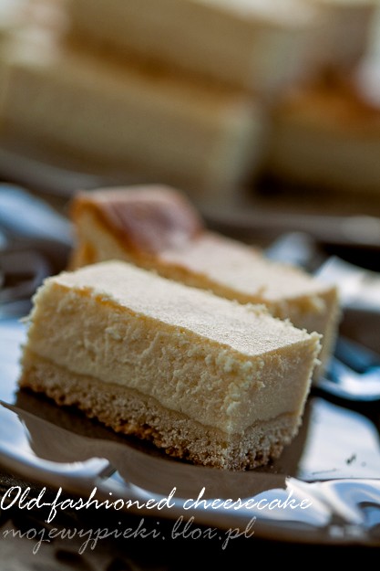 Old-fashioned cheesecake