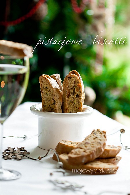 Cytrynowe biscotti z pistacjami