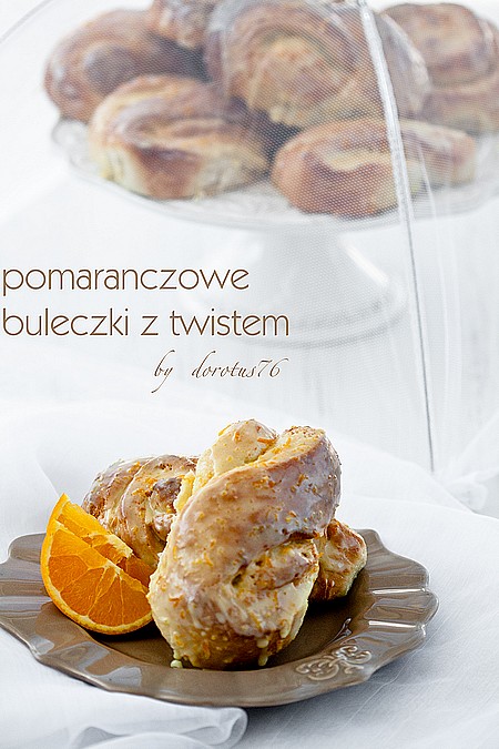  Pomarańczowe bułeczki drożdżowe z twistem ;-)