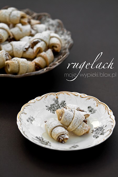 Mini – rugelach z nadzieniem pekanowo-cynamonowym