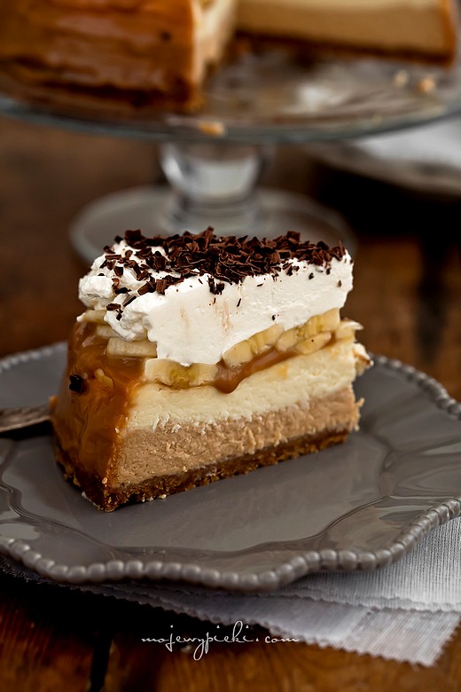 Sernik banoffee