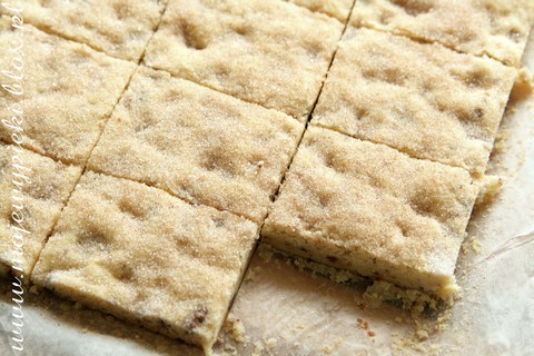 Chocolate chip shortbread