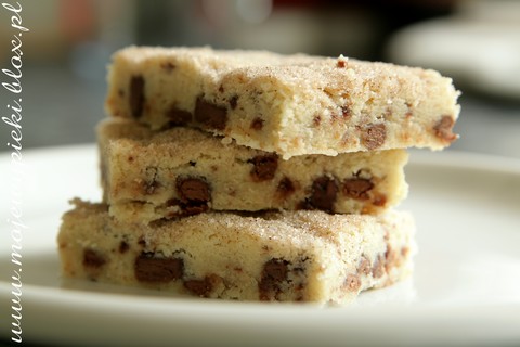 Chocolate chip shortbread