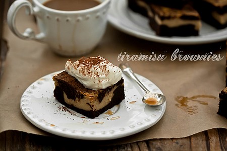 Tiramisu brownies