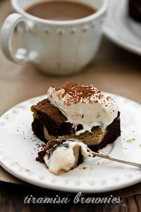 Tiramisu brownies