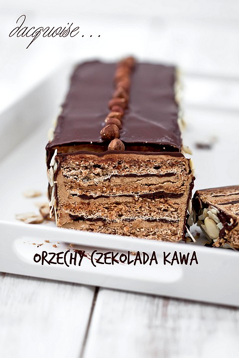 Torcik czekoladowo – kawowy dacquoise