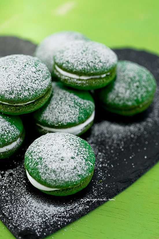 Zielone whoopie pies