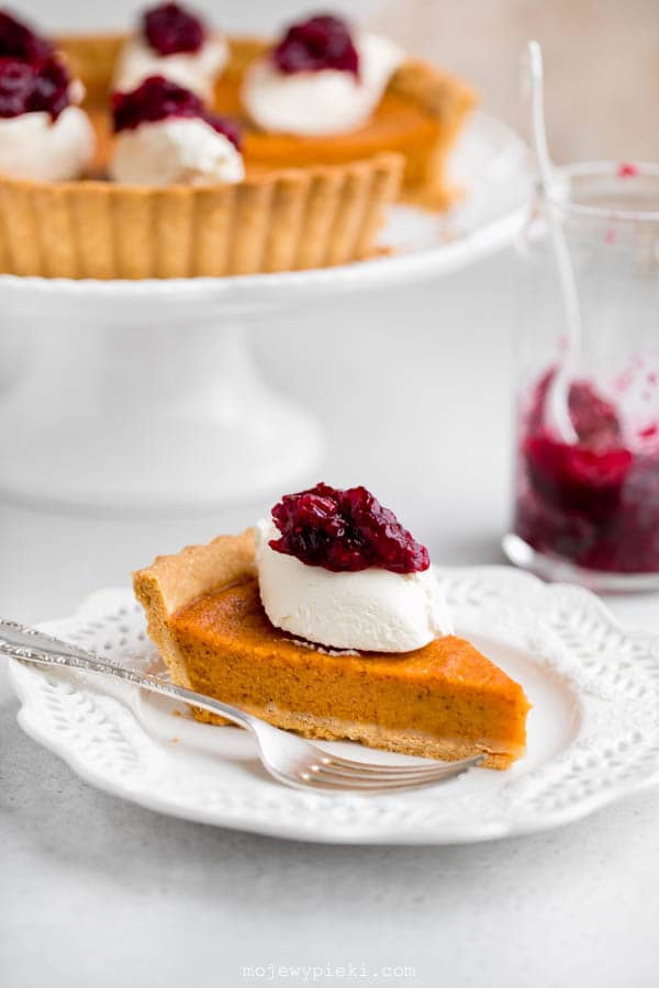 Tarta z batatów (sweet potato pie)