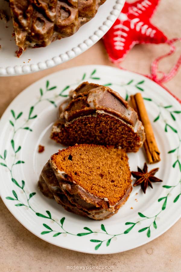 Lukrowana babka piernikowa