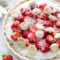 Tarta Raffaello z truskawkami