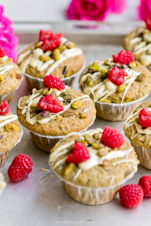 Muffiny pistacjowe