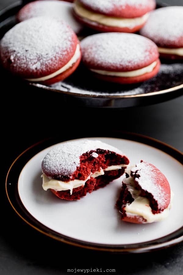 Red Velvet Whoopie Pies